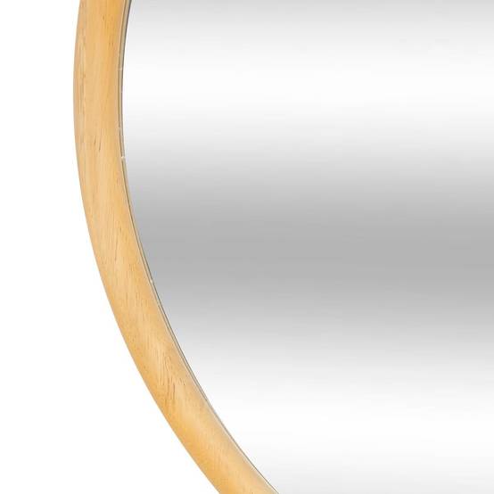 Miroir Mural Rond "Kim" 55cm Naturel - Image 2