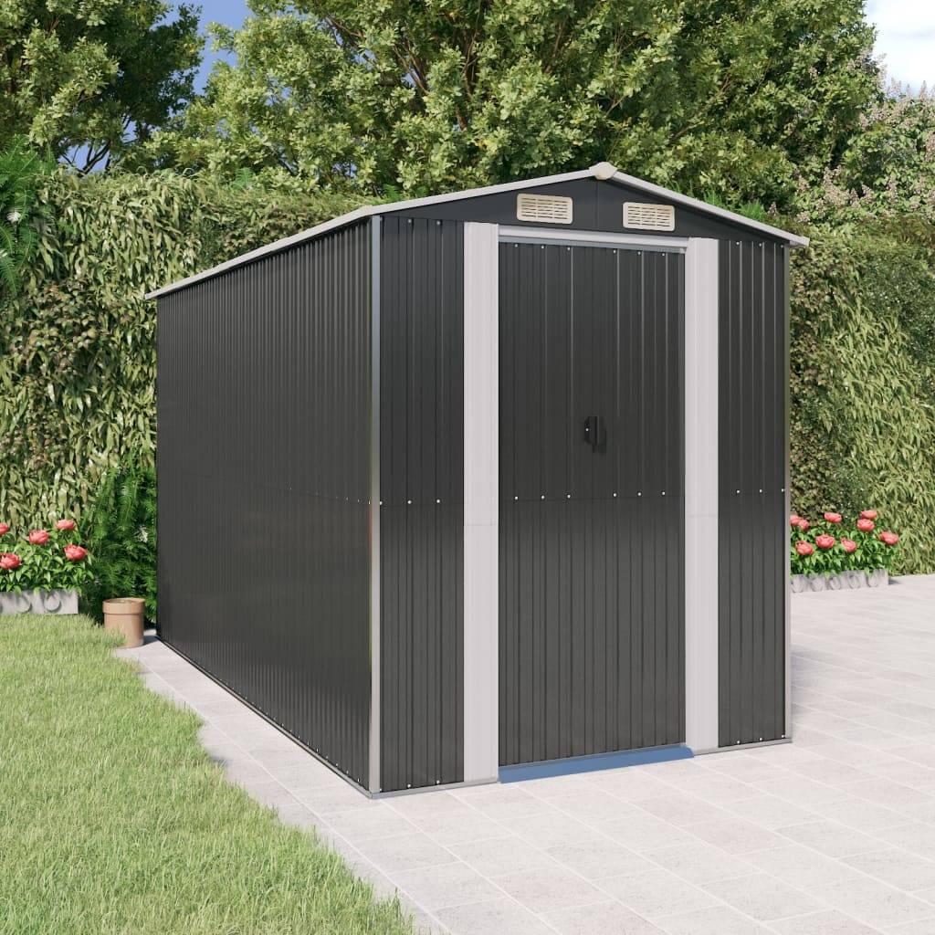 Vidaxl - Abri de jardin Anthracite 192x357x223 cm Métal galvanisé 6.9m² vidaXL 3147451