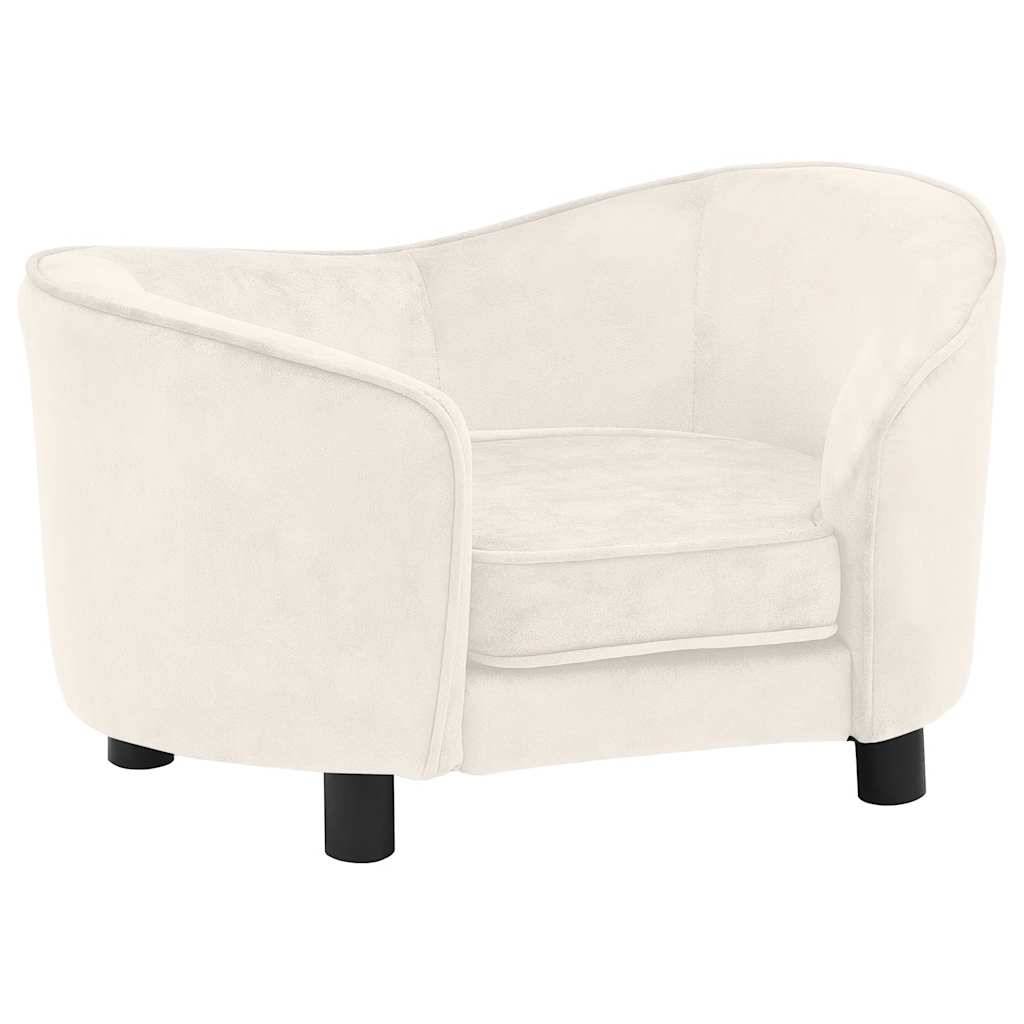 Vidaxl - Canapé pour chien Crème 69x49x40 cm Peluche vidaXL 171025 - Imagen 2