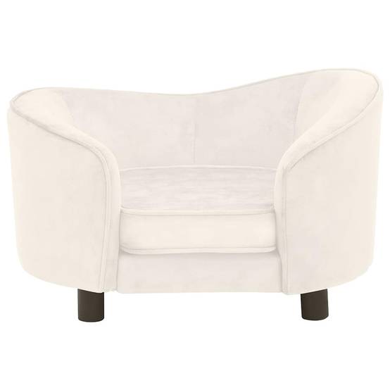 Vidaxl - Canapé pour chien Crème 69x49x40 cm Peluche vidaXL 171025 - Imagen 4