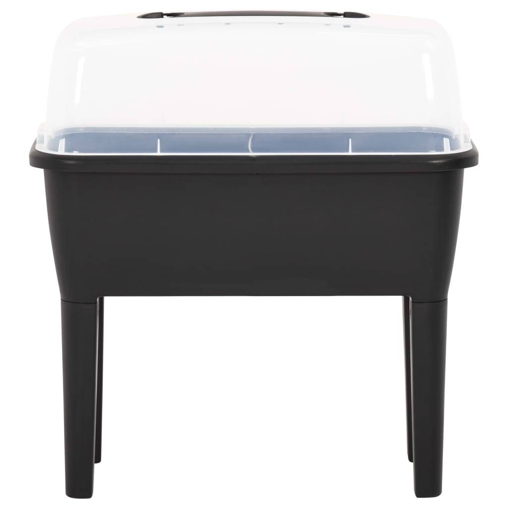 Helloshop26 - Jardinière lit surélevé plantes fleurs jardin 77 x 38,7 x 82 cm PP - Imagen 2