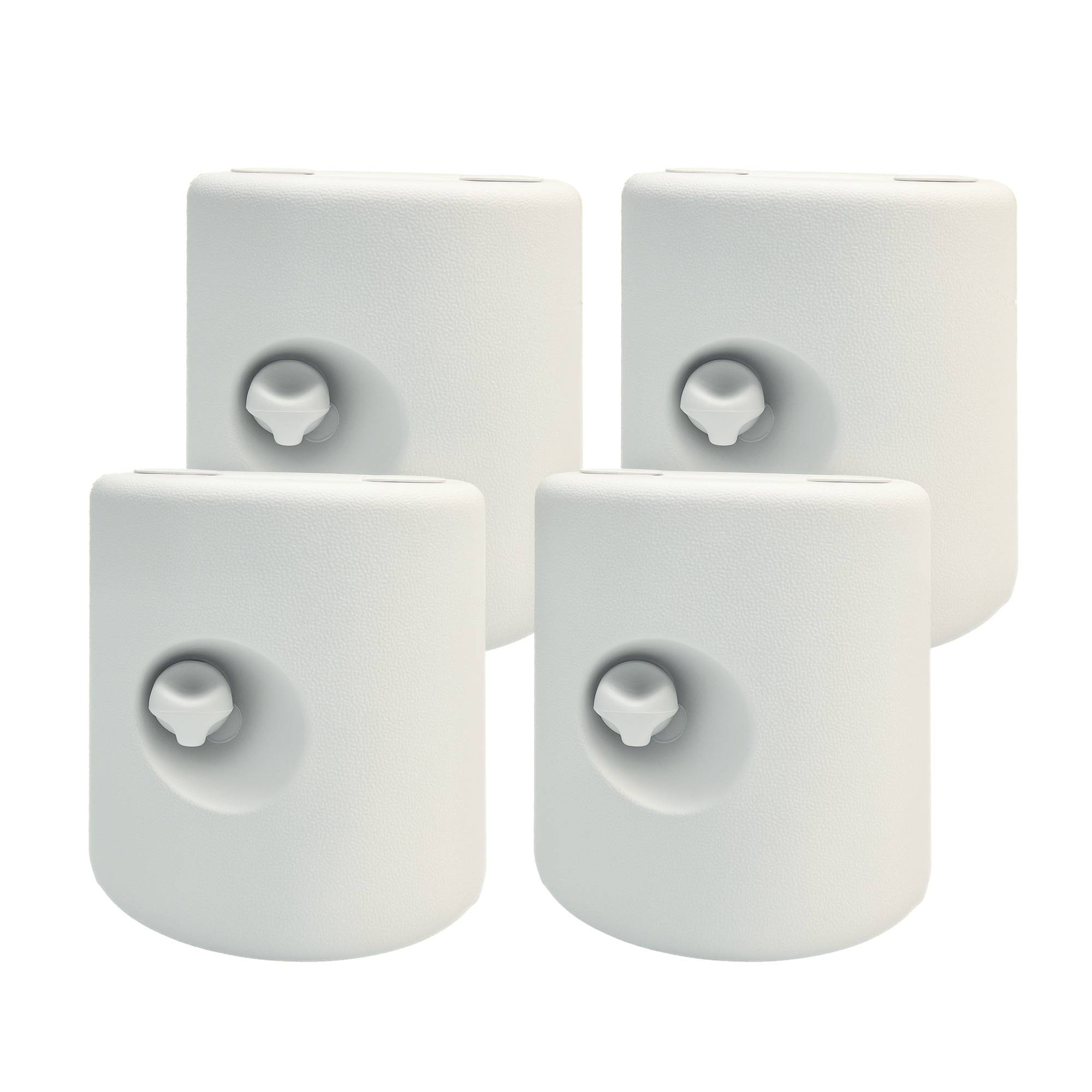 Lot de 4 Poids de Lestage pour Tonnelle et Barnum Remplissable Sable ou Eau Blanc - ComfortXL Outdoor Living - Image 1