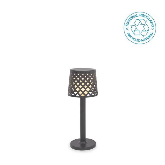 Lampe de table avec batterie rechargeable. Lumière LED chaude. Fabriquée en Espagne. GRETITA - Image 1
