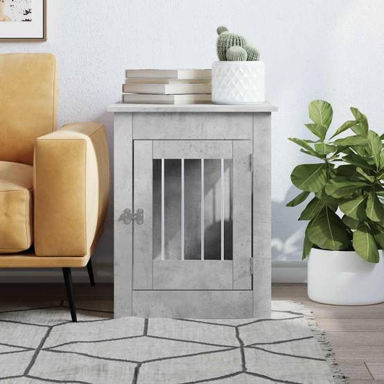 Niche plastique bois et acier gris 55 x 80 x 68 cm - Prolenta premium p361.2 - Image 3