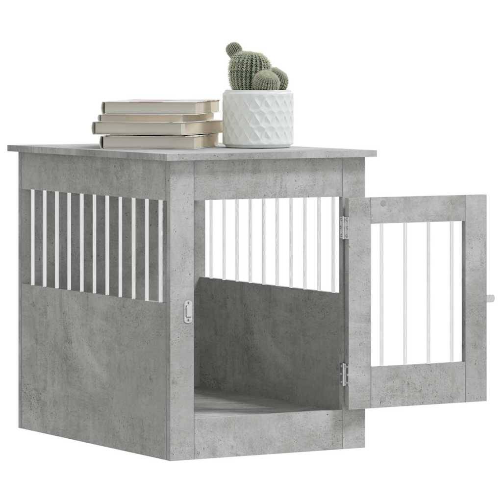 Niche plastique bois et acier gris 55 x 80 x 68 cm - Prolenta premium p361.2 - Image 5