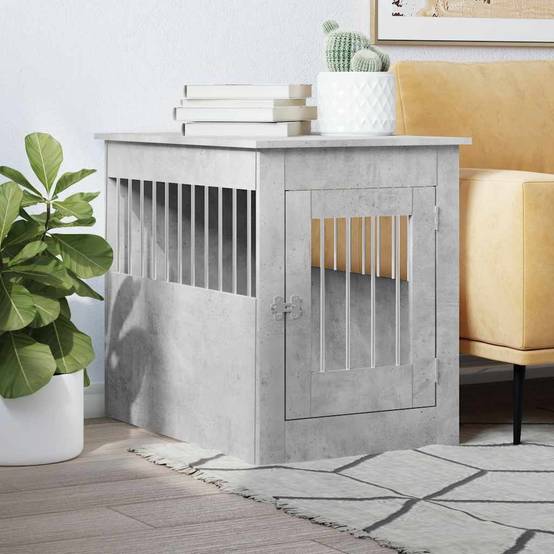 Niche plastique bois et acier gris 55 x 80 x 68 cm - Prolenta premium p361.2 - Image 2