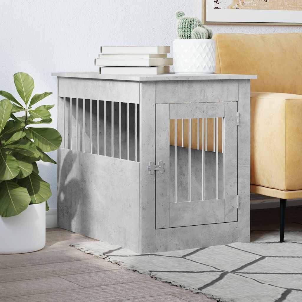 Niche plastique bois et acier gris  55 x 80 x 68 cm  - Prolenta premium p361.2 - Image 2