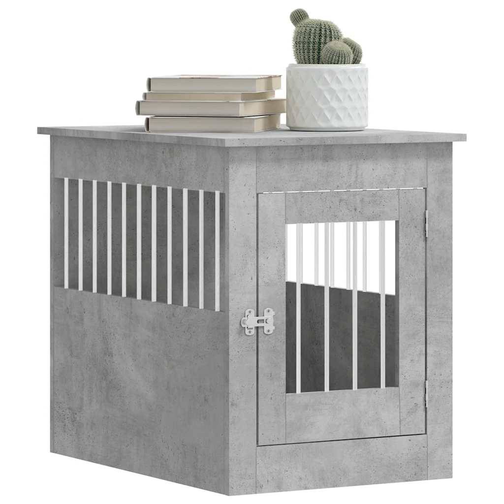 Niche plastique bois et acier gris 55 x 80 x 68 cm - Prolenta premium p361.2 - Image 4