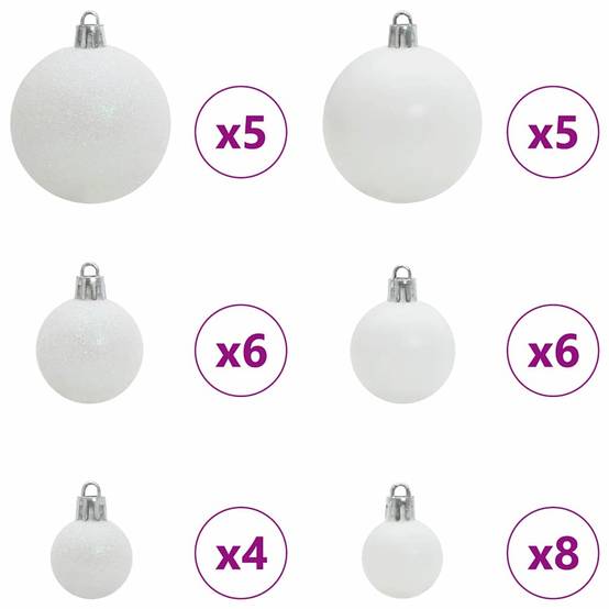 Sapin de Noël | Arbre de Noël artificiel avec 150 LED Vert 120 cm PE et PVC Maison Chic - Image 7