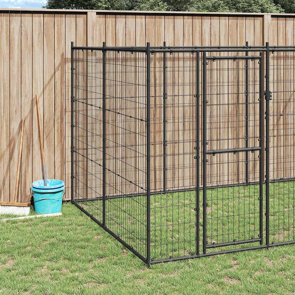 Vidaxl - Chenil extérieur Acier 16,94 m² vidaXL 3082300 - Imagen 2