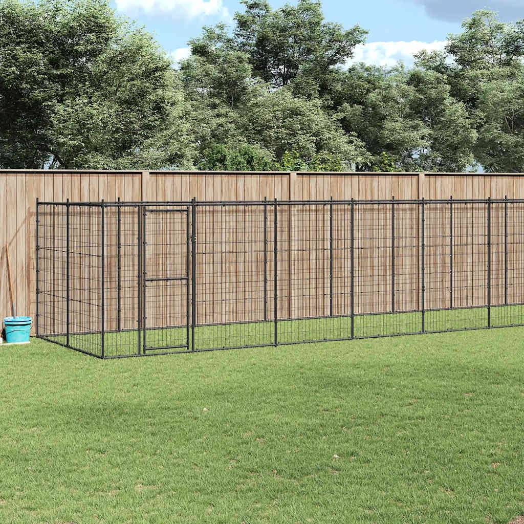Vidaxl - Chenil extérieur Acier 16,94 m² vidaXL 3082300 - Imagen 1
