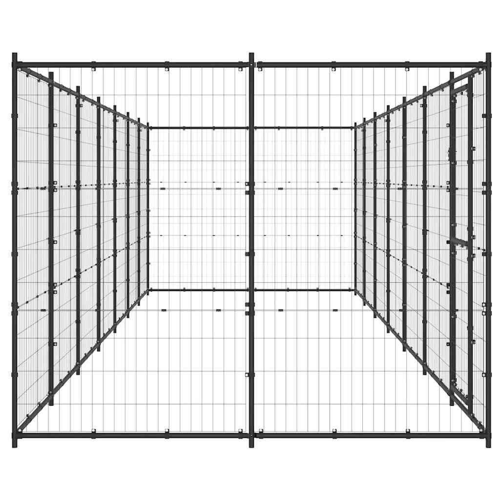 Vidaxl - Chenil extérieur Acier 16,94 m² vidaXL 3082300 - Imagen 5