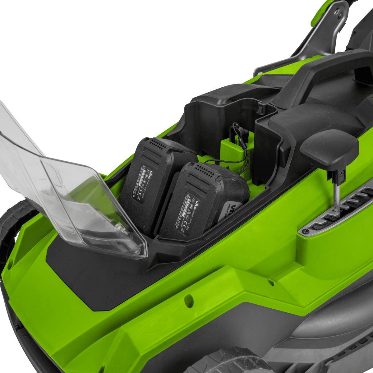 Tondeuse à gazon 40V -2 Batteries lithium 4.0Ah Chargeur Double Moteur Brushless 600m2 VITO - Imagen 2