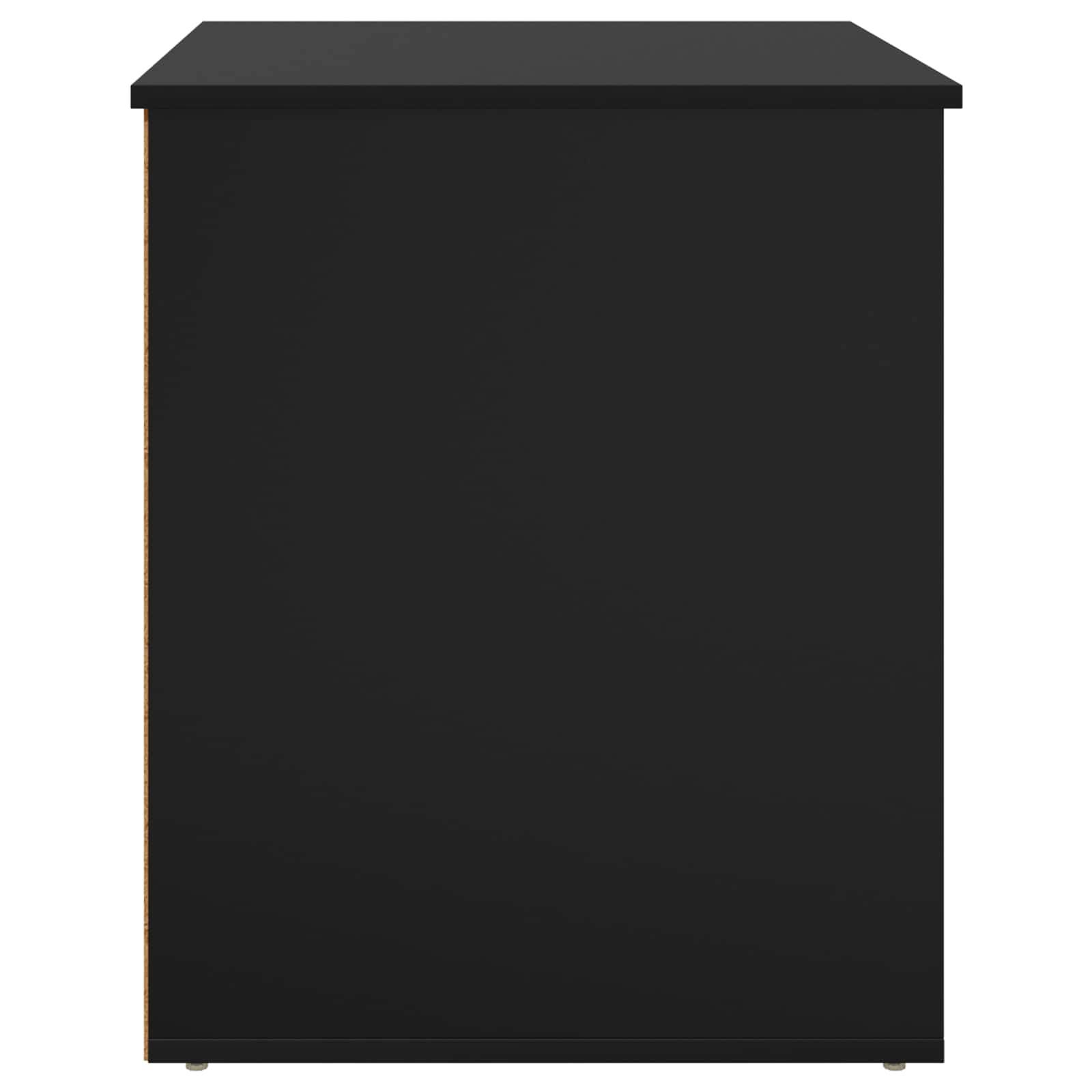 Vidaxl - Maison pour chat Noir 53 x 52 x 62 cm Bois d'ingénierie vidaXL 8000708 - Image 8