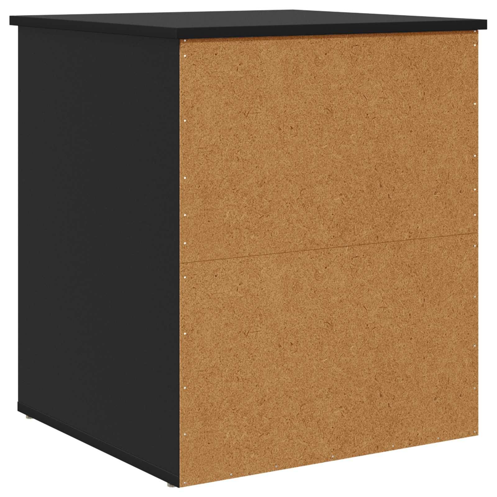 Vidaxl - Maison pour chat Noir 53 x 52 x 62 cm Bois d'ingénierie vidaXL 8000708 - Image 9