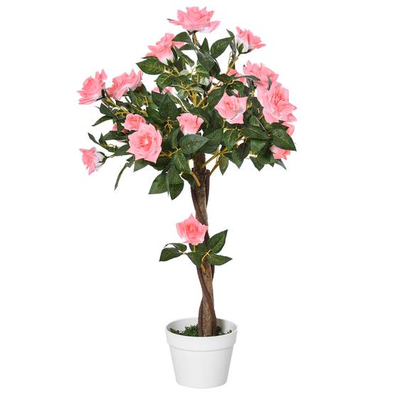 Arbre artificiel, plante artificielle en pot de ciment, déco - Image 2