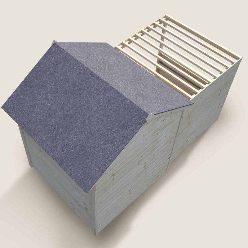 Soulet - Cabane en bois pour enfants Alpaga – Pin sylvestre, toiture étanche, 3,14 m² – Soulet - Imagen 6