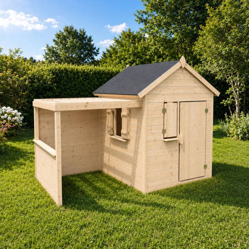 Soulet - Cabane en bois pour enfants Alpaga – Pin sylvestre, toiture étanche, 3,14 m² – Soulet - Imagen 2