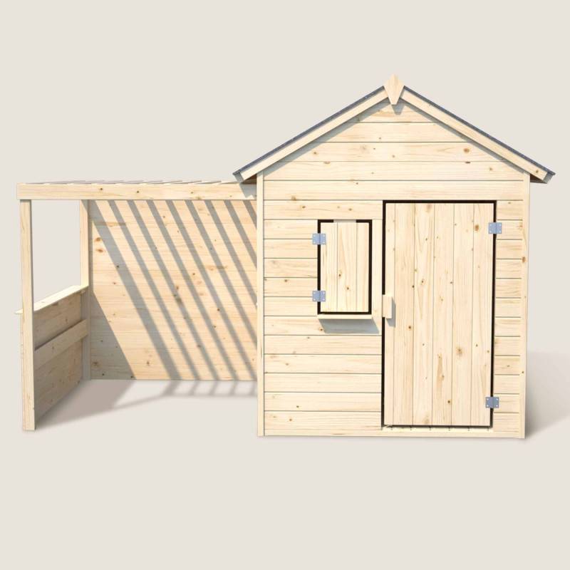 Soulet - Cabane en bois pour enfants Alpaga – Pin sylvestre, toiture étanche, 3,14 m² – Soulet - Imagen 4
