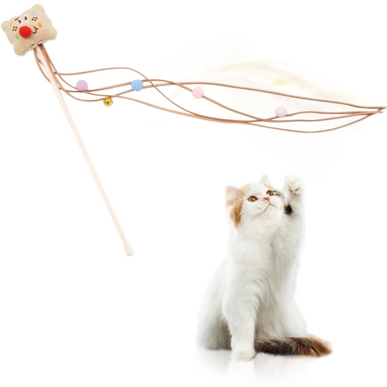 DtopbuyAge - Canne à Chat Interactive - Jeu Stimulant DtopbuyAge