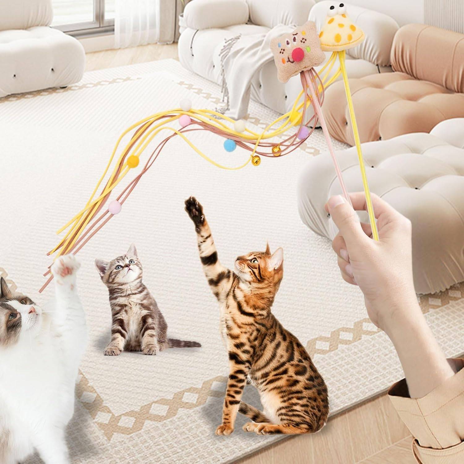 Canne à Chat Interactive - Jeu Stimulant DtopbuyAge - Image 4