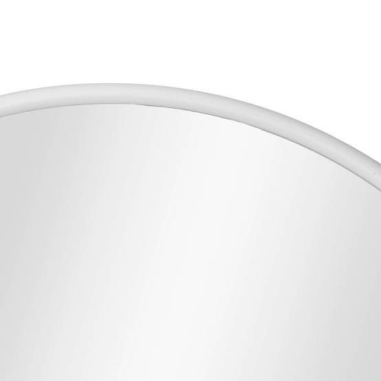 Helloshop26 - Miroir mural ovale 40 x 80 cm blanc mat - Imagen 5