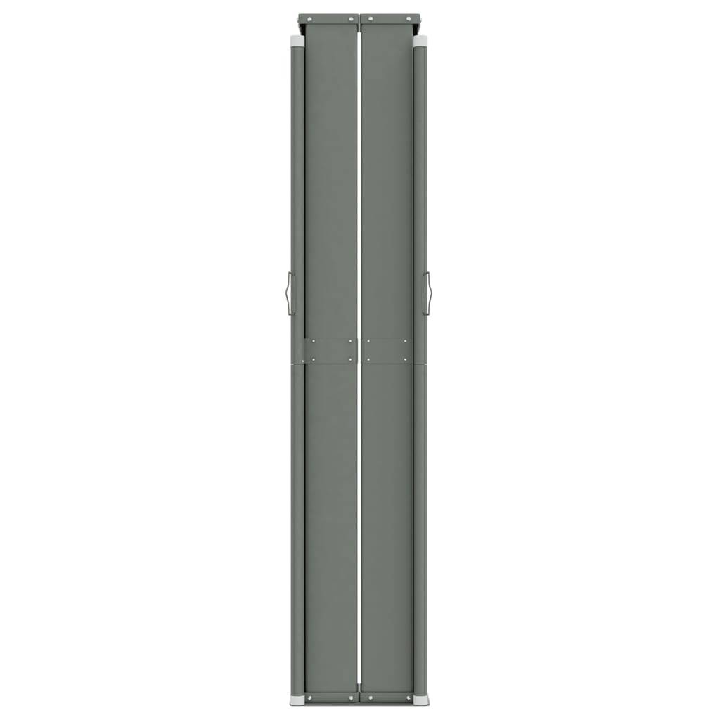 Helloshop26 - Auvent paravent store brise-vue latéral rétractable de patio jardin terrasse balcon protection visuelle écran 220 x 1200 cm bleu - Imagen 3