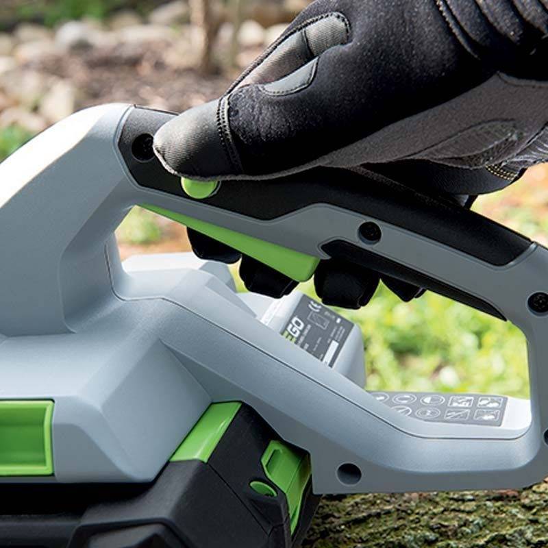 Ego Power + - Pack tronconneuse electrique batterie 56v 5ah chargeur rapide Ego Power guide Oregon 40 cm CS1614E- - Imagen 5