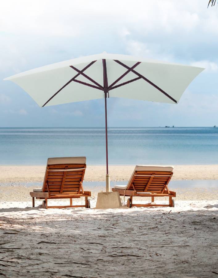 Chalet & Jardin - Parasol rectangulaire OLERON - Gris Chalet & Jardin - Image 5
