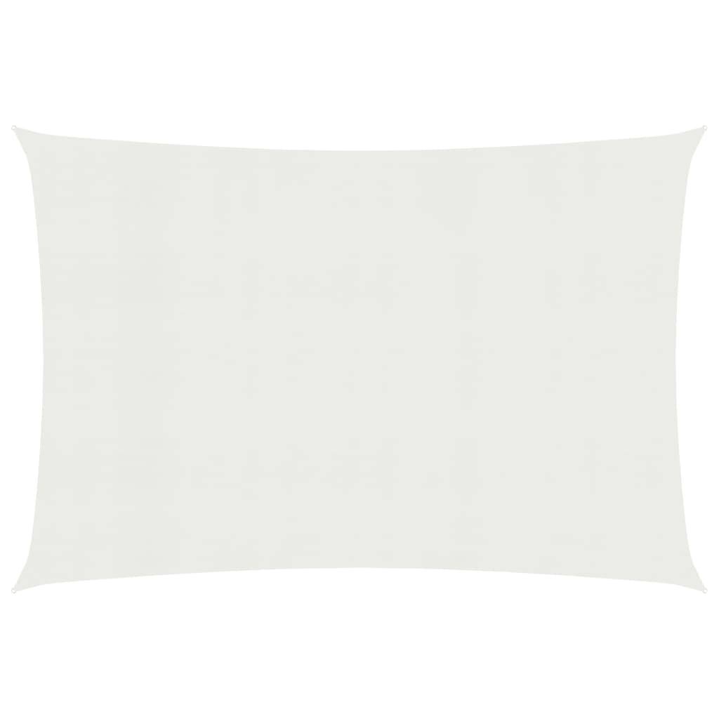 Helloshop26 - Voile toile d'ombrage parasol 160 g/m² PEHD 5 x 7 m blanc - Imagen 1