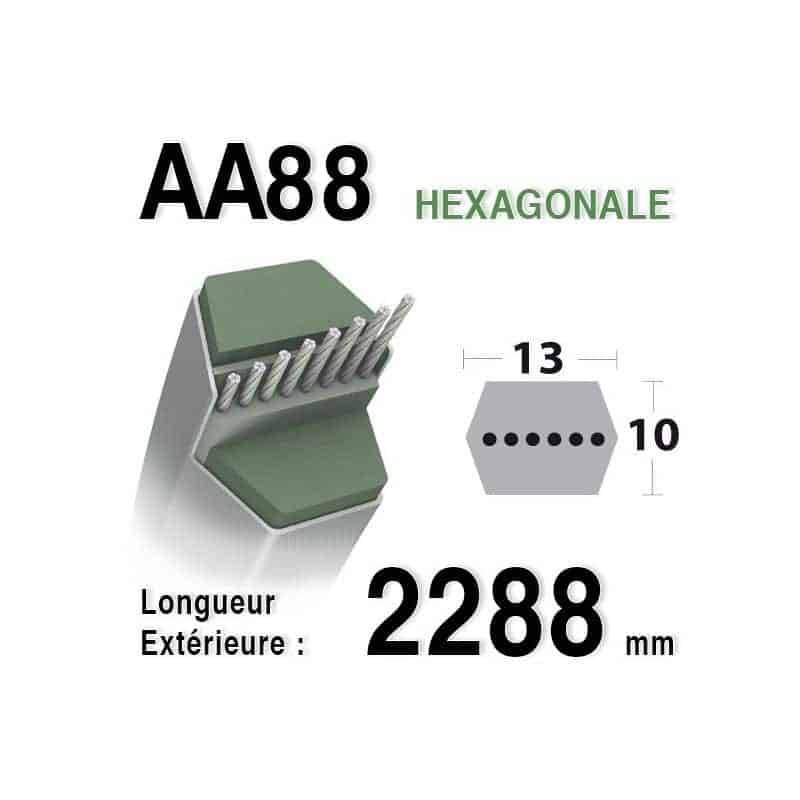MTD - Courroie pour lame de tracteur tondeuse 754-0443A Plateau de coupe 40'/ 102cm - MTD - Image 2