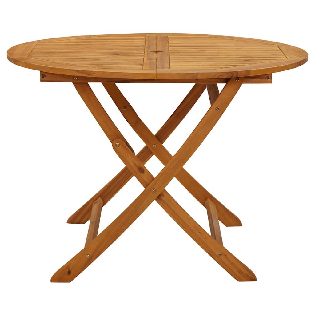PANGIVO - Table pliable de jardin bois d'acacia massif 110 x 75 cm - PANGIVO - Image 5