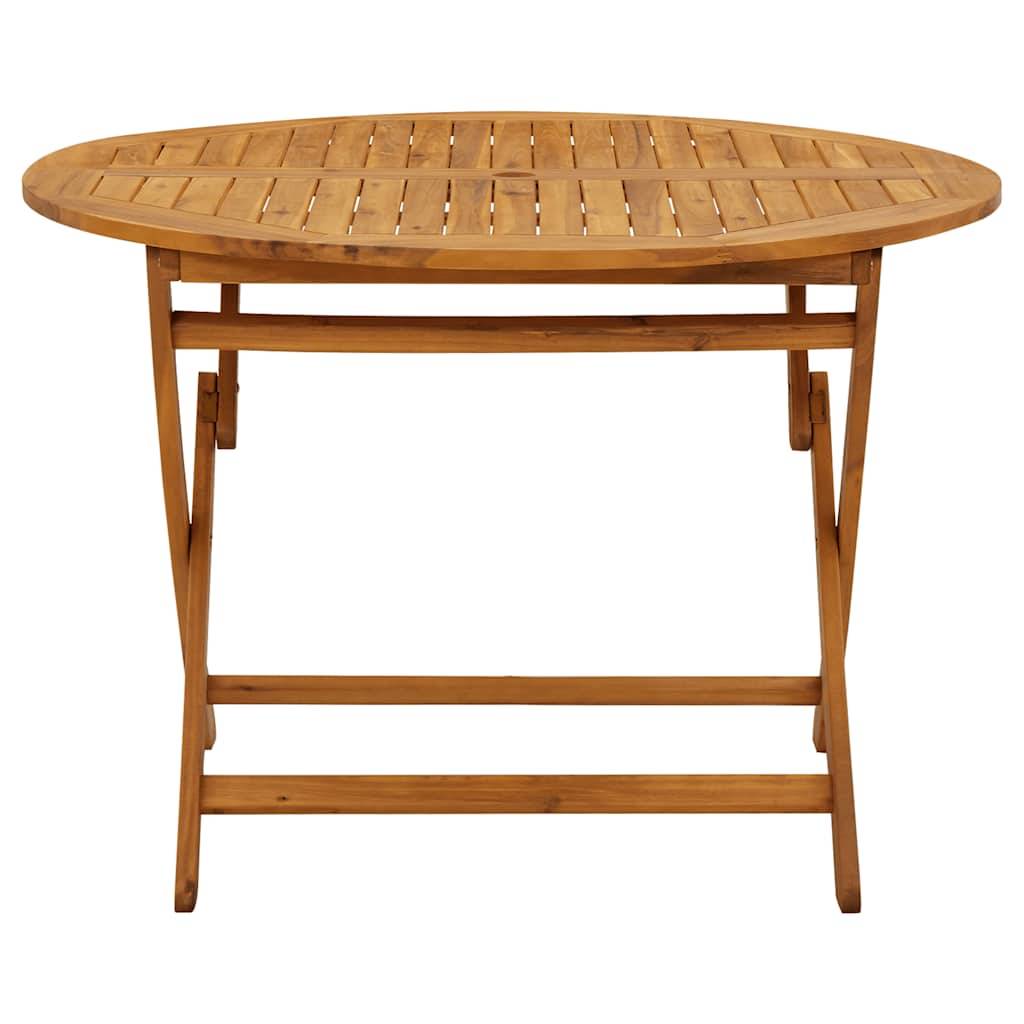 PANGIVO - Table pliable de jardin bois d'acacia massif 110 x 75 cm - PANGIVO - Image 4