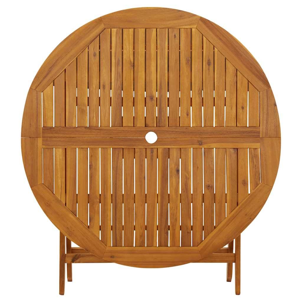 PANGIVO - Table pliable de jardin bois d'acacia massif 110 x 75 cm - PANGIVO - Image 7