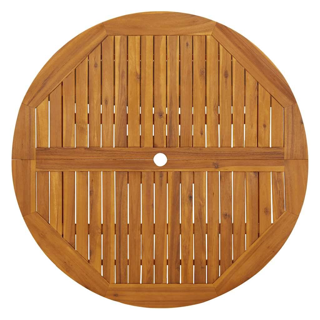 PANGIVO - Table pliable de jardin bois d'acacia massif 110 x 75 cm - PANGIVO - Image 6