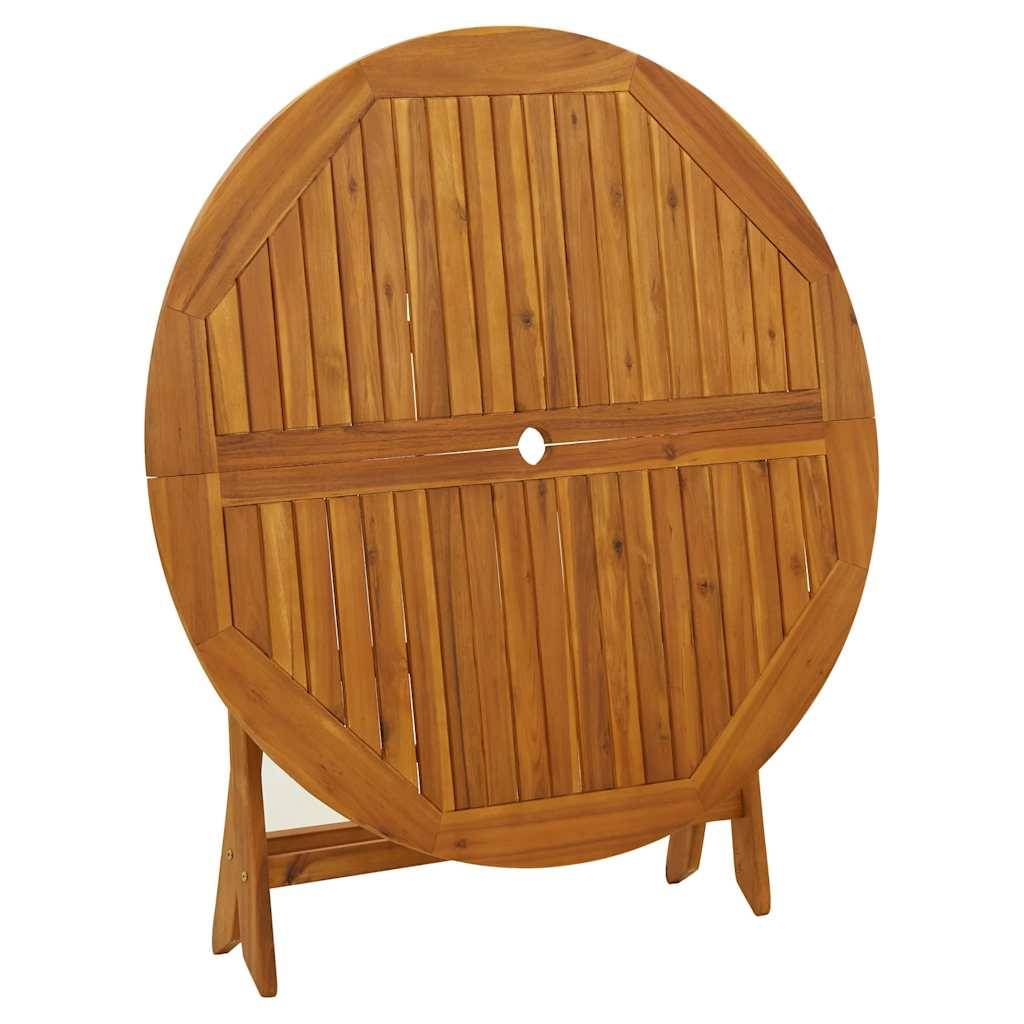 PANGIVO - Table pliable de jardin bois d'acacia massif 110 x 75 cm - PANGIVO - Image 8