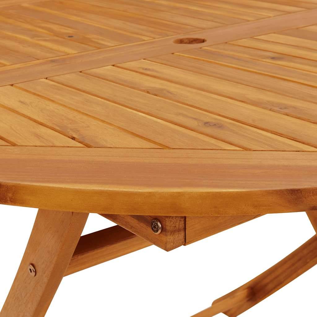 PANGIVO - Table pliable de jardin bois d'acacia massif 110 x 75 cm - PANGIVO - Image 9