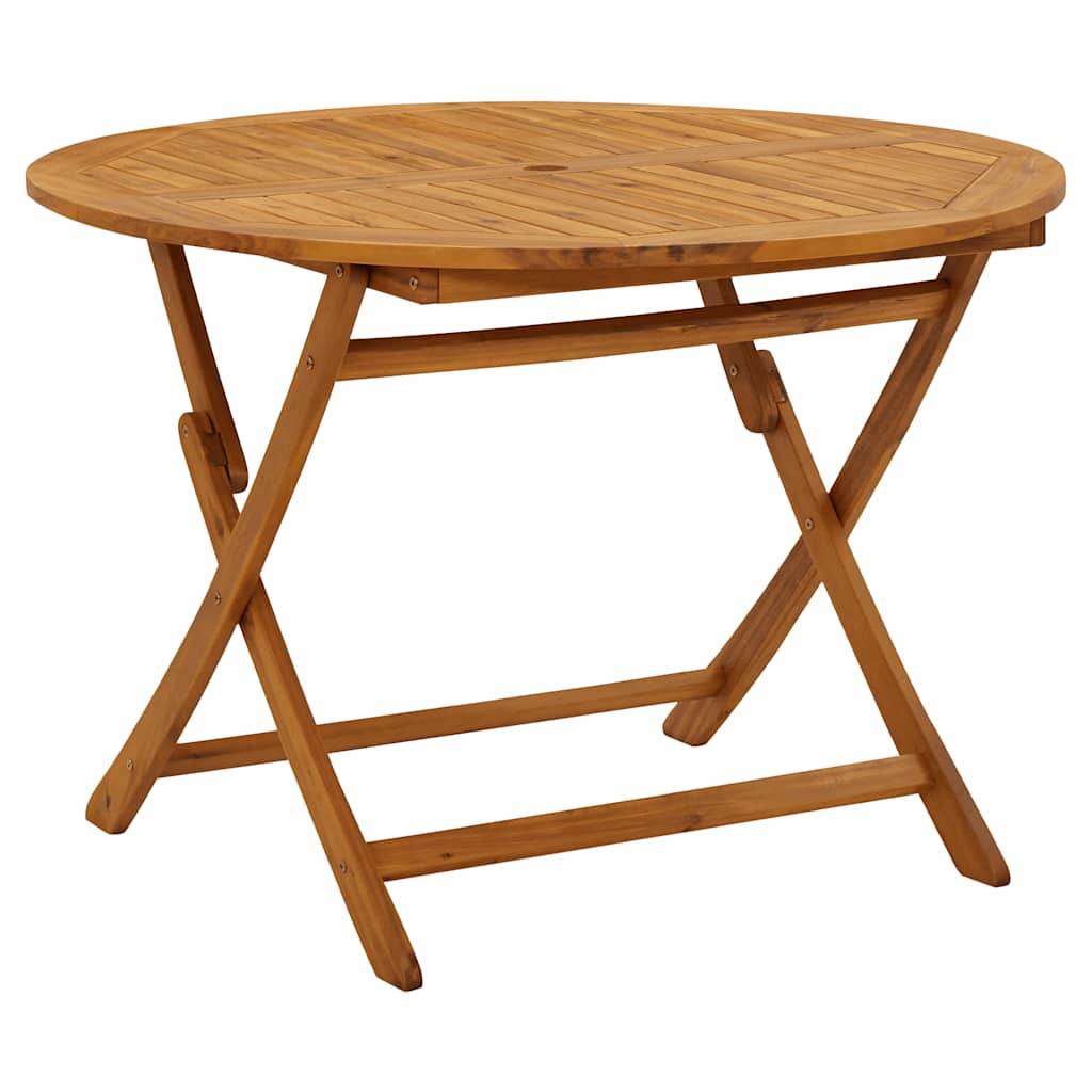 PANGIVO - Table pliable de jardin bois d'acacia massif 110 x 75 cm - PANGIVO - Image 2