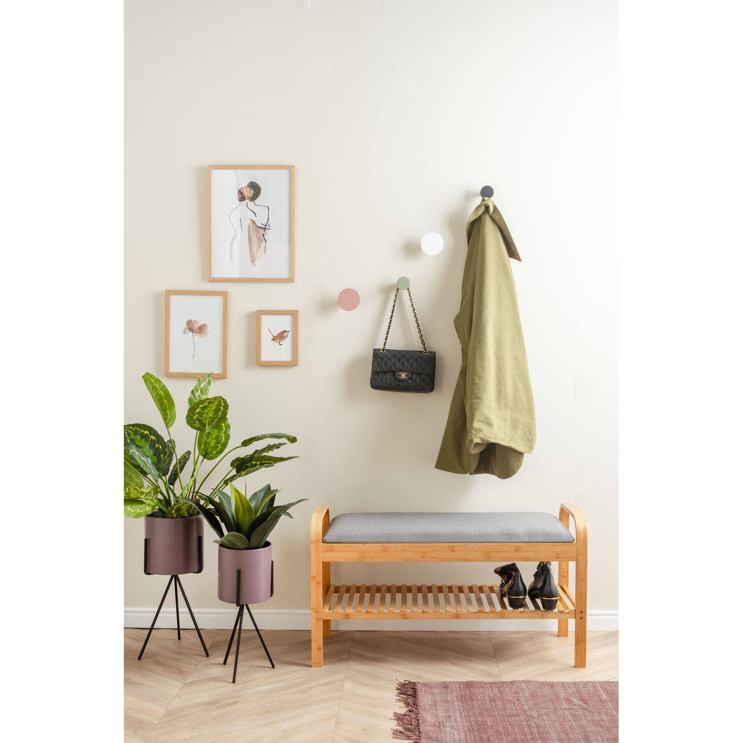 Sans Marque - Duo de Cache-pot Pedestal XL - Imagen 4