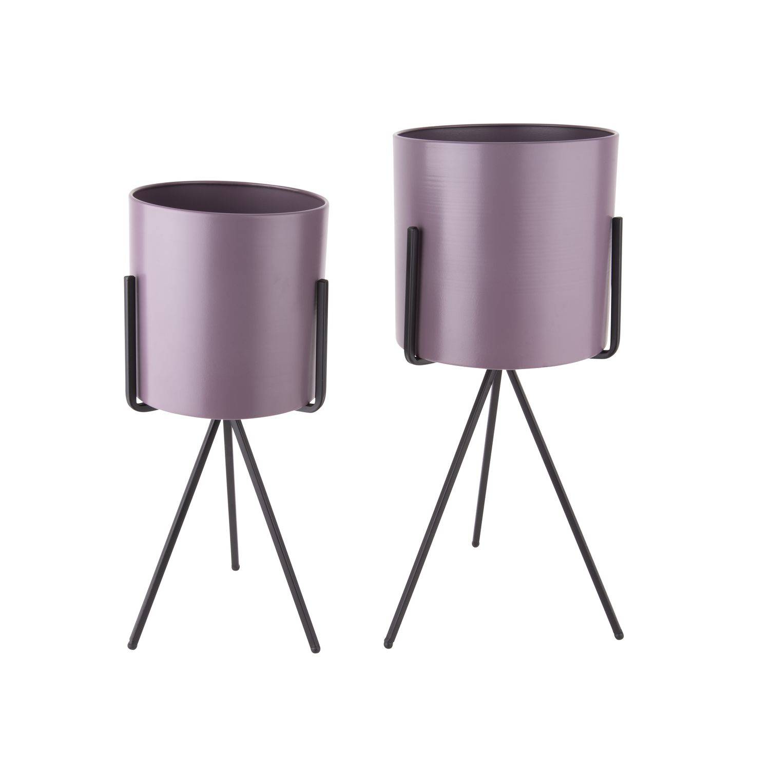 Sans Marque - Duo de Cache-pot Pedestal XL - Imagen 1