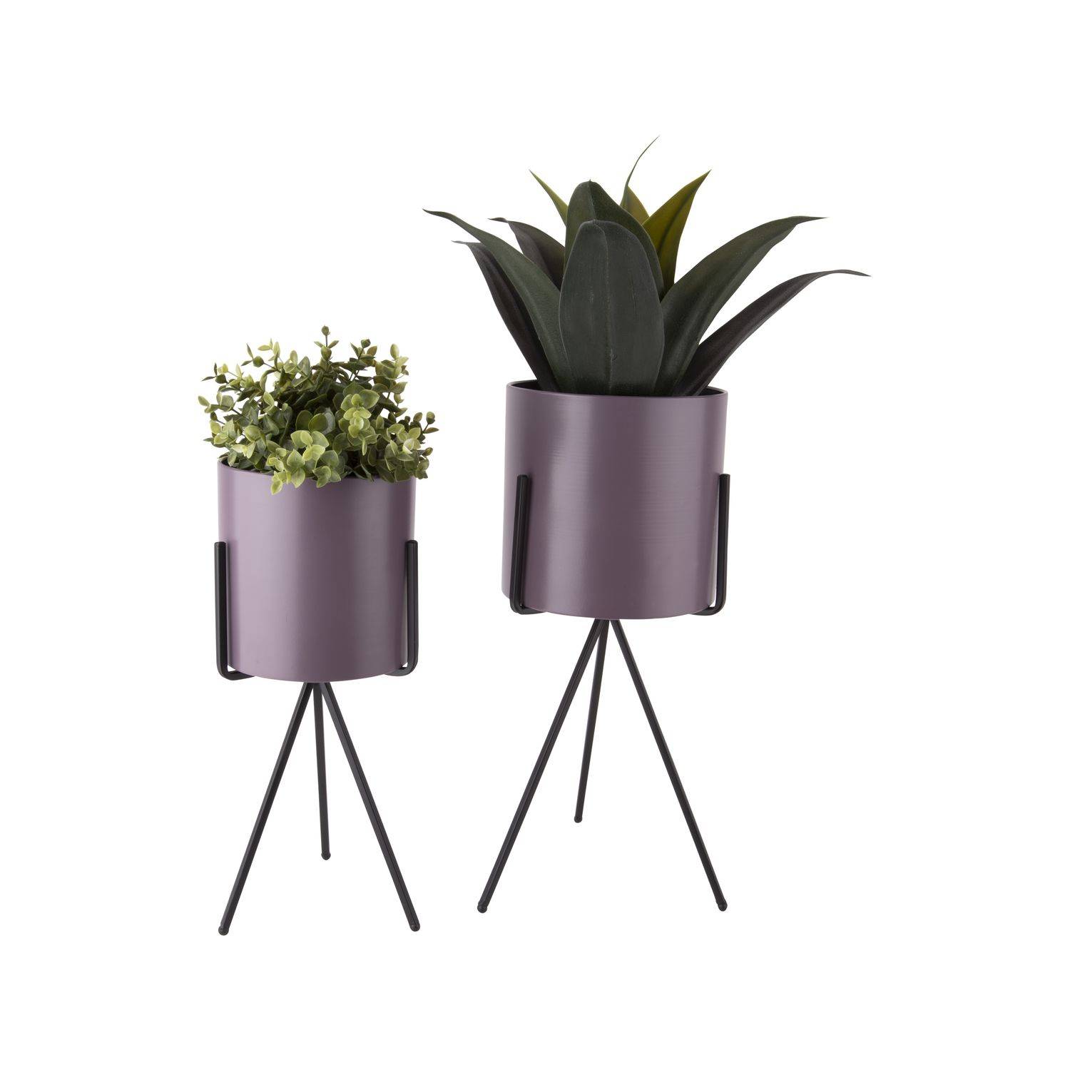 Sans Marque - Duo de Cache-pot Pedestal XL - Imagen 2