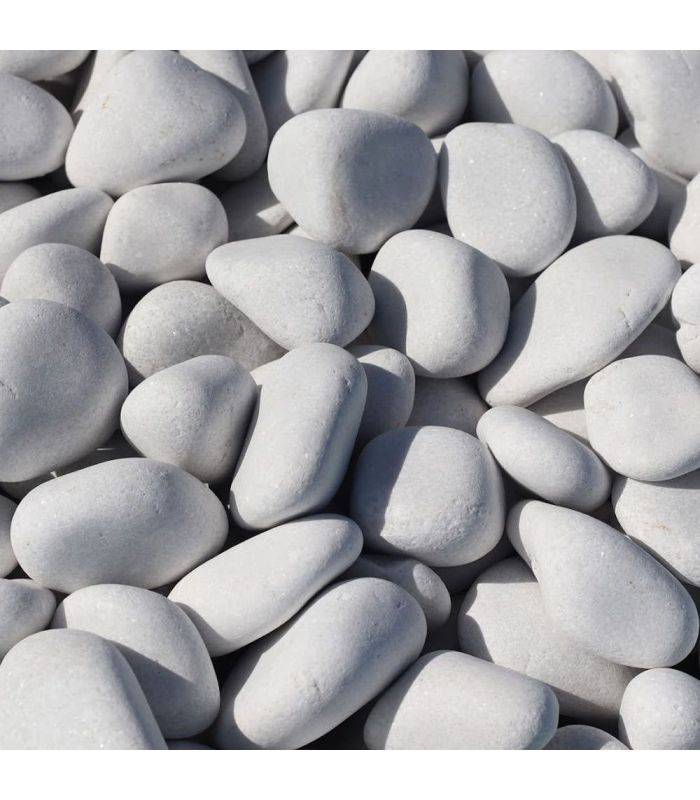 Galet marbre blanc pur Big Bag 500 Kg calibre 24-40 mm Racine F-PAI047-24-40/BB500 - Imagen 4