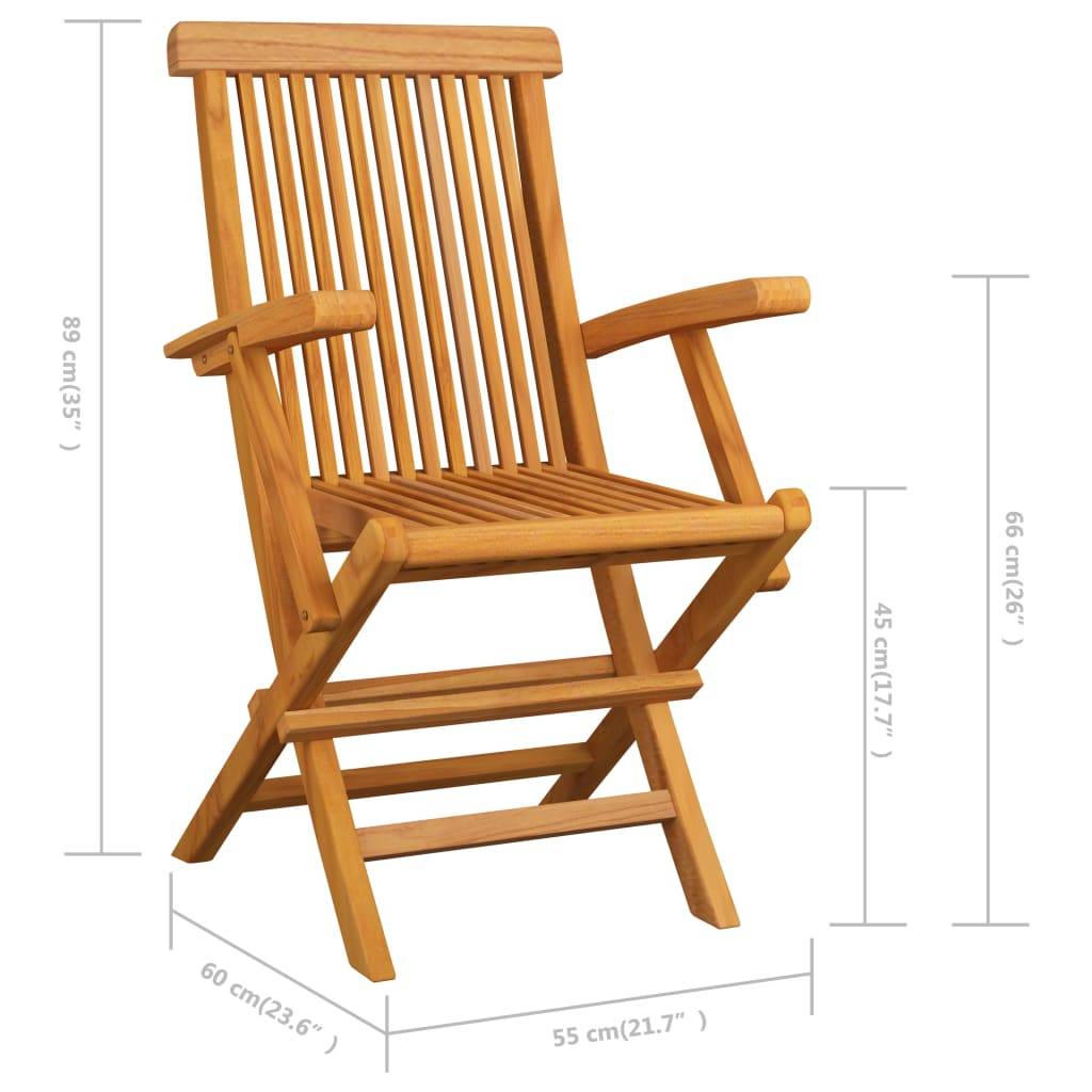 PANGIVO - Chaises de jardin teck rouge bordeaux 55 x 60 x 89 cm - PANGIVO - Image 10