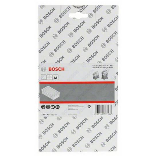 Bosch - Filtre plissé plat en cellulose BOSCH 2607432033 pour GAS 35-55 Bosch - Image 2