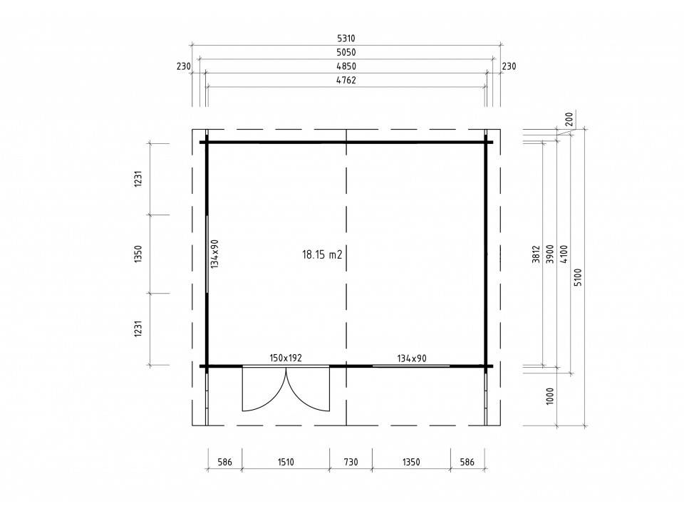 Direct Abris - Chalet de Jardin CLAIRA 18m2 - Epaisseurs des madriers : 44mm - Double Vitrage - Abri de Jardin - Bois Nordique - Imagen 6