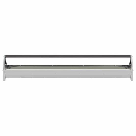 Bac Alimentation Volaille Galvanisé Résistant Intempérie Argent - ComfortXL Outdoor Living - Image 5