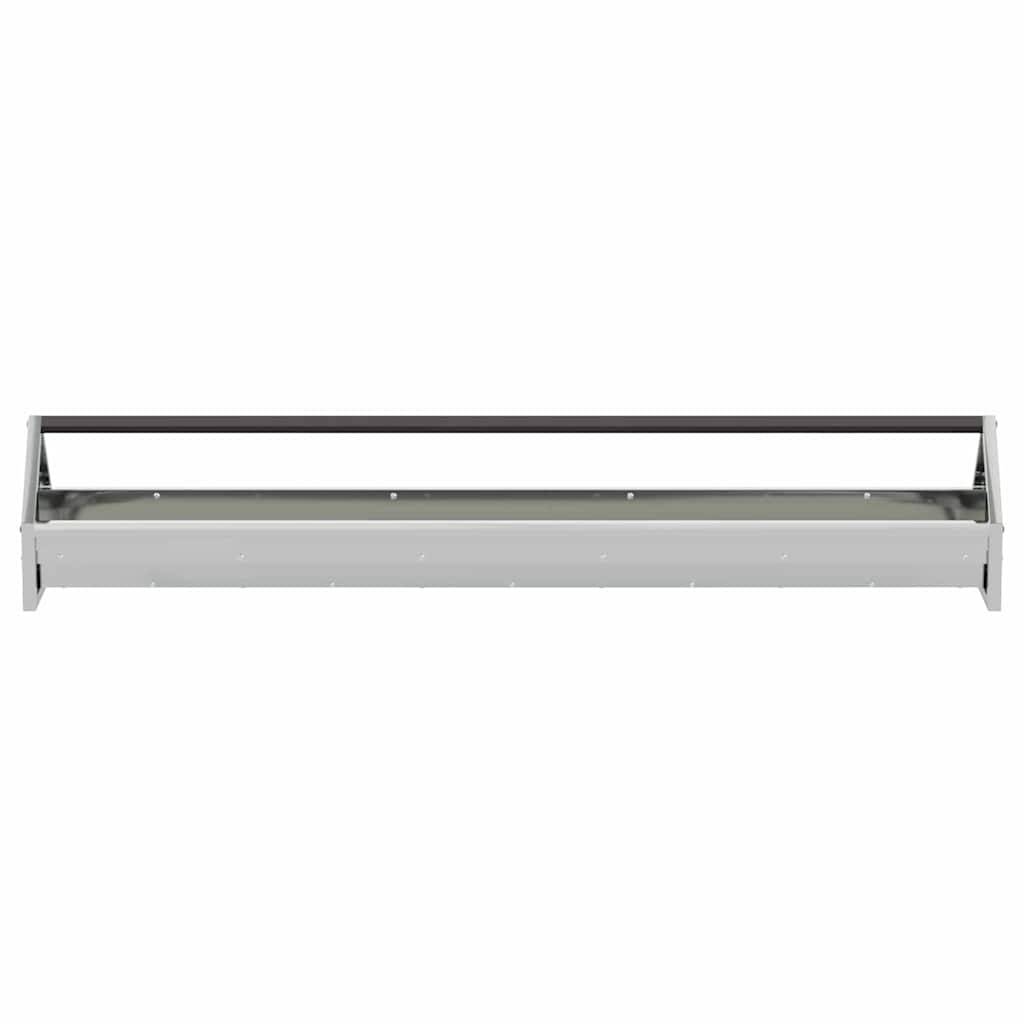 Bac Alimentation Volaille Galvanisé Résistant Intempérie Argent - ComfortXL Outdoor Living - Image 5