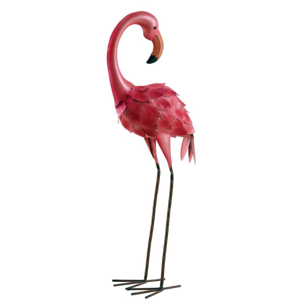Aubry Gaspard - Flamant rose en métal laqué mat (Modèle aléatoire) - Imagen 3