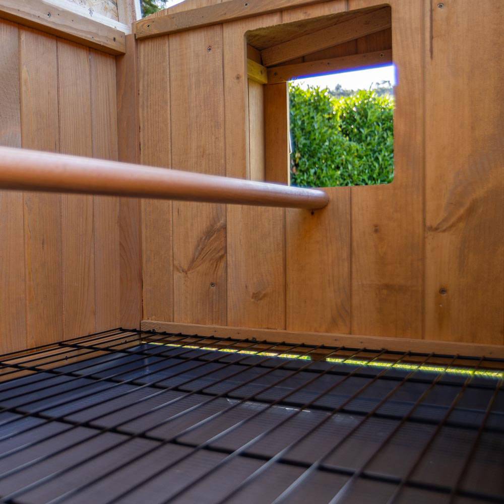 Ferplast - Ferplast Poulailler maisonnette pour poules pondeuses HEN HOUSE 10 d'extérieur, en bois FSC, pour environ 4 poules, accessoires inclus - Imagen 6