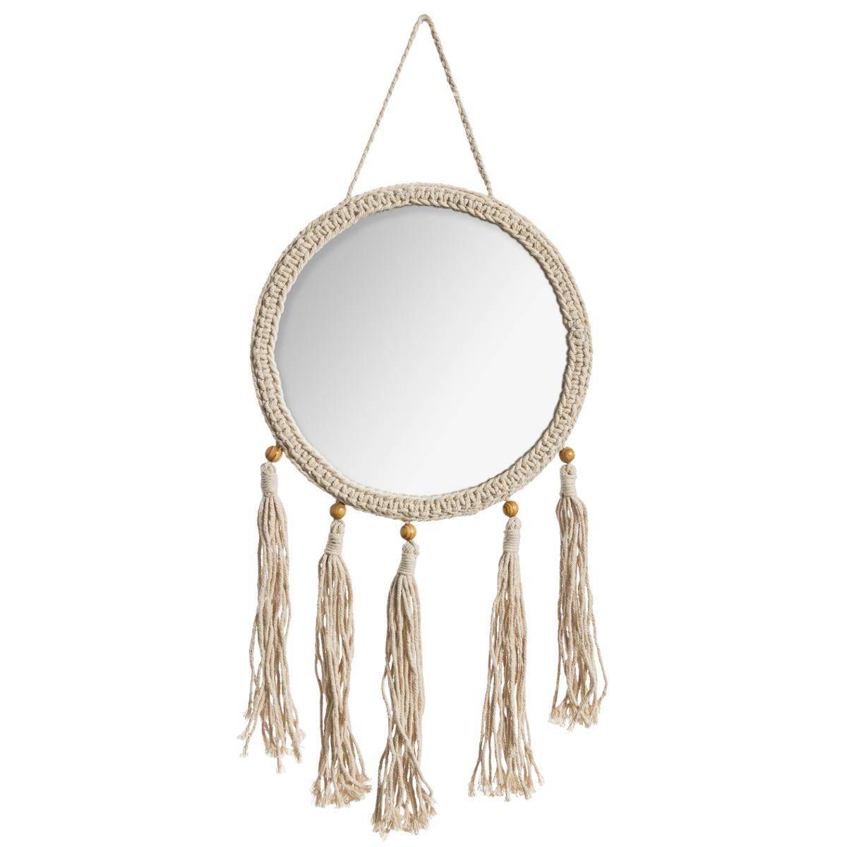 Atmosphera - Miroir "Été" beige 31x62cm - Atmosphera Créateur d'intérieur - Image 1